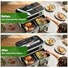 VINATO Silicone Mat for Air Fryer Storage Stand, for Ninja AF500EU AF400EU AF451EU, Accessories Cushion Mat for Foodi Max Dual Zone 9.5L-10.4L, Dustproof Easy to Clean - Image 4