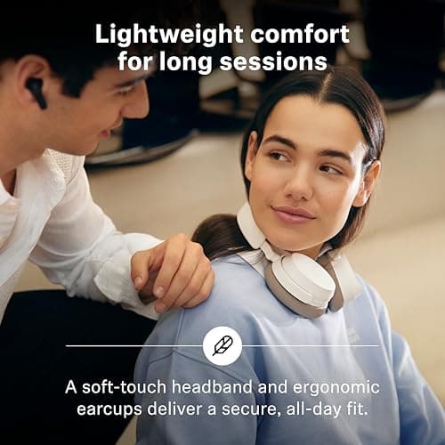 Sennheiser ACCENTUM Casque Bluetooth sans fil - Autonomie de la batterie de 50 heures, audio, suppression hybride du bruit (ANC), confort toute la journée et récupération vocale claire pour les appels - Image 7