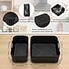 Accessories for Philips Dual Basket Airfryer 3000 & 5000 (9L) - 14-Piece Kit for NA350/00, NA352/00, NA550/00 - Silicone Molds (6L/3L), Baking Rack, Muffin and Waffle Moulds - Image 4