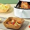 LYHOLKEER Lot de 400 doublures jetables en papier parchemin pour friteuse à air comprimé de 20,3 cm pour Ninja/Cosori/Chefman/Paris Hilton/Cuisinart/Instant Pot/DASH/HAIMEEC/Kitchen Elite/Ramjoy - Image 8