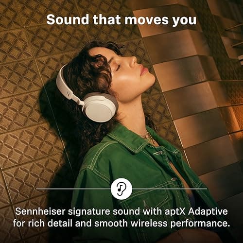 Sennheiser ACCENTUM Plus Wireless Bluetooth Headphones, Fast Charging Function, 50 Hours Playtime, Adaptive Hybrid ANC, Black - Image 5
