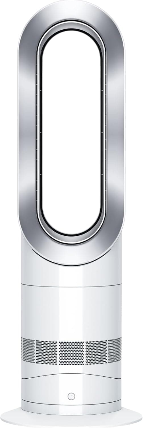 Dyson Dyson Hot+Cool Jet Focus Chauffage et ventilateur AM09 – 2-en-1 : chauffe et refroidit avec flux d’air puissant (Blanc/Argent)