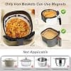 Air Fryer Magnet, 5 Pcs Silicone Airfryer Magnet 17.5cm, Heat Resistant Air Fryer Magnetic Fastener, Solidly Fixed, Air Fryer Accessories Compatible with Ninja, Cosori, Philips - Image 5
