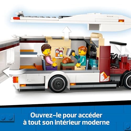 LEGO City Adventure Motorhome Building Set for Boys and Girls from 6 Years + Includes Baby, Accessories and Guitar - Birthday Gift Idea for Adventurers 60454 - Image 4