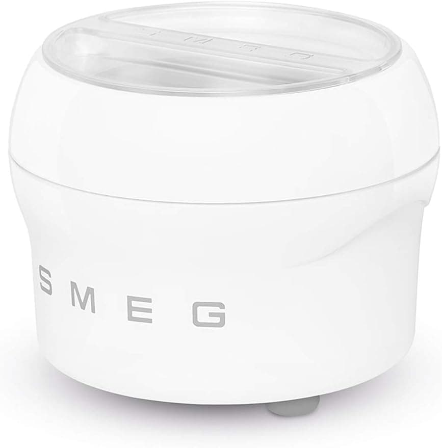 Smeg, SMIC01 Ice Cream Maker for Pastry Processor, Capacity up to 1.1 L, Refrigerating Container with Cooling System, Accessories Included, Compatible with Smeg SMF02/03/13 Robots - Image 1