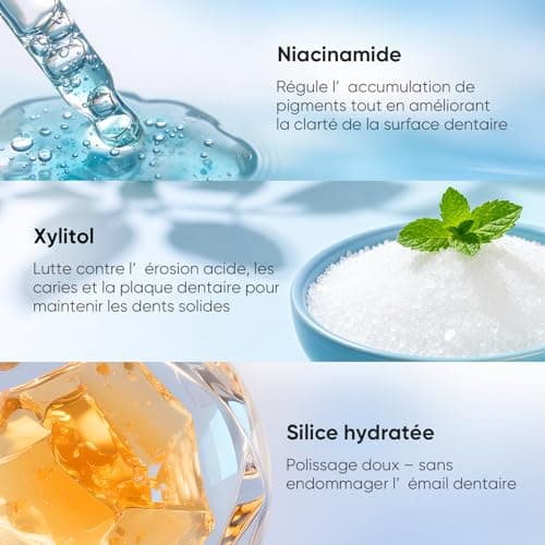 BodyAccel Niacinamide Whitening Toothpaste - Intense Stain Removal, Natural Gentle Care, Fresh Breath - Peach Taste, Gum Health (1 Tube) - Image 7