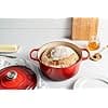 LE CREUSET, Signature Enamelled Cast Iron Casserole Dish with Lid, Diameter 34 cm, Round, Suitable for All Heat Sources (Induction Included), Capacity: 12 L, Cherry Red - Image 7