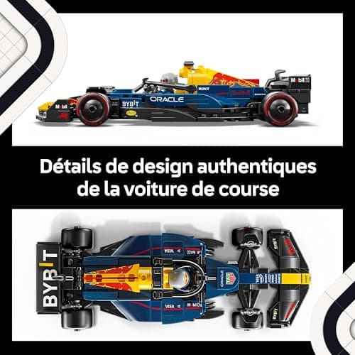 LEGO Speed Champions Voiture F1 Oracle Red Bull Racing RB20 - Voiture de Course de Formule 1 pour Adulte - Inclut Une minifigurine Collector de Pilote - Cadeau pour Fans de Sport Automobile 77243 - Image 6