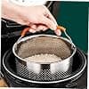 PRETYZOOM Panier Vapeur Inox Multi-usage avec Poignée Antidérapante Accessoire Cuiseur Riz et Vapeur Résistant Chaleur pour Cocotte et Casserole - Image 4
