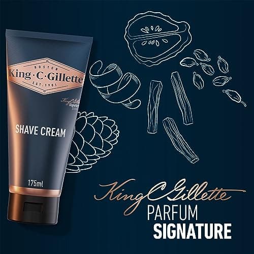 King C. Gillette Crème À Raser Originale, 175ml, Pour Un Rasage De Qualité Professionnelle - Image 3