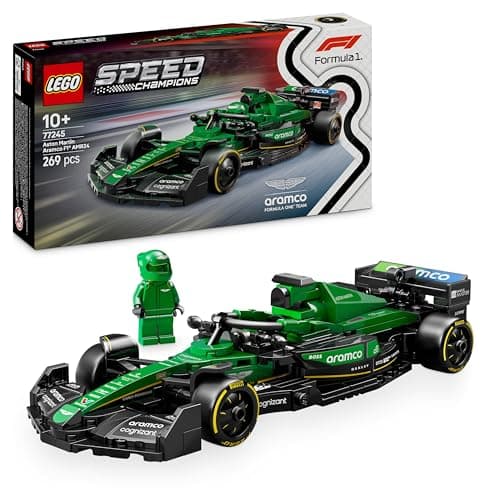 LEGO Speed Champions Voiture F1 Aston Martin Aramco AMR24 - Jeu de Construction avec Voiture de Course - Minifigurine Collector de Pilote de Formule 1 - Cadeau pour garçons et Filles dès 10 Ans 77245 - Image 3