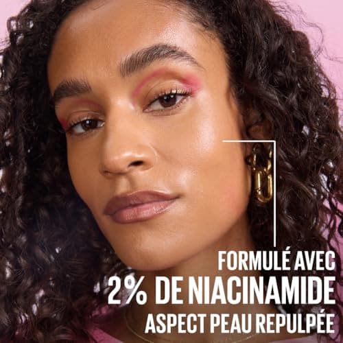 MAYBELLINE NEW YORK - Grippy Serum - Base De Teint Perfectrice - Fixe Le Maquillage Pendant 24H - Texture Ultra-Fondante - Enrichie En Niacinamide & Aloe Vera - Technologie Serum-To-Grip - 30 ml - Image 6