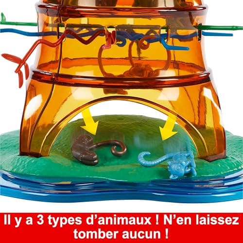 Mattel Games SOS Ouistiti : Panique dans l’arbre Jeu de société pour soirées en famille, soirées jeux, voyages et camping, HTW65 - Image 7