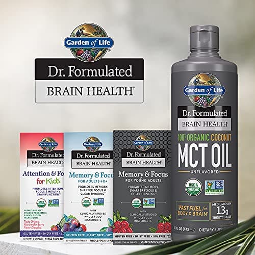 Garden of Life Dr. Formulated Organic Brain Health MCT Oil - 473 ml. - Image 8
