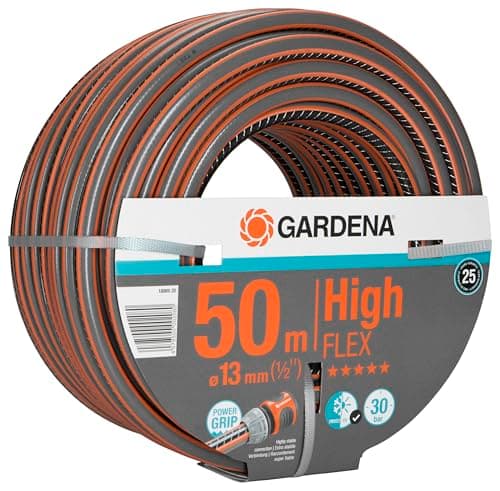 Gardena Highflex Comfort Hose 13 mm (1/2 Inch), 50 m: Garden Hose with Power Profile, Pressure 30 Bar, Dimensional Stable, UV-Resistant, Packed (18069-20) - Image 4