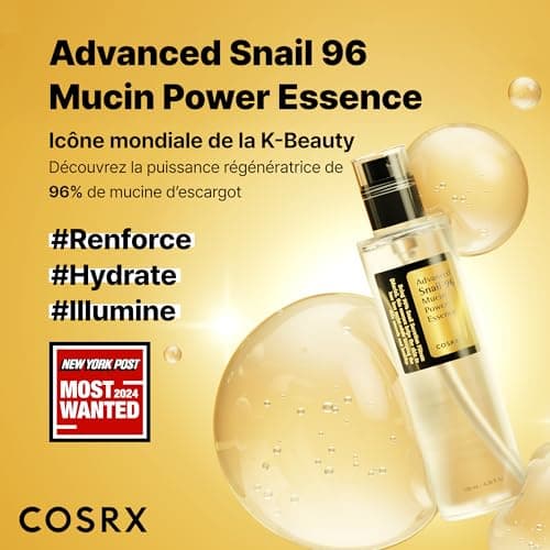 COSRX Advanced Snail 96% Mucin Power Essence 100 ml | Sérum Hydratante avec Mucine Bave d'Escargot | Anti Rides Peaux d'Acné et Sèches Soins pour le Visage | Coréen Korean Skincare - Image 5