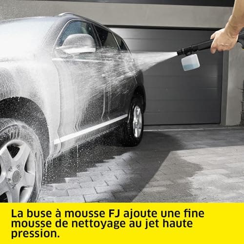 Kärcher High Pressure Washer K 5 FJ, Max Pressure 145 bar, Flow rate 500 l/h, Surface 40 m²/h, Water Filter, Weight 6.3 kg, High Pressure Gun & Hose, Rotabuse, Vario Power Lance, Foam Nozzle - Image 5