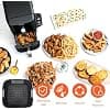 2 Pieces Extra High Silicone Air Fryer Mould for NINJA Air Fryer Oil Free Ninja Double Stack 7.6L SL300EU, Reusable Ninja Airfryer Accessories Dish Silicone for SL300EU - Image 6