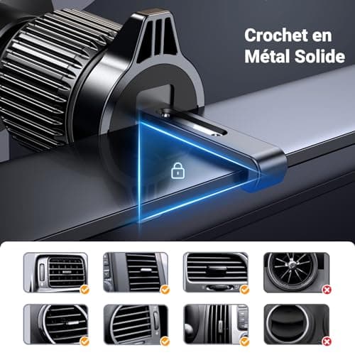 UGREEN Car Phone Holder Gravity Ventilation Door Smartphone Automobile Grille Air Vent Portable Car Mount Holder Compatible with iPhone 17 Pro Max Air 16 15 14 Galaxy S25 Ultra S24 - Image 6