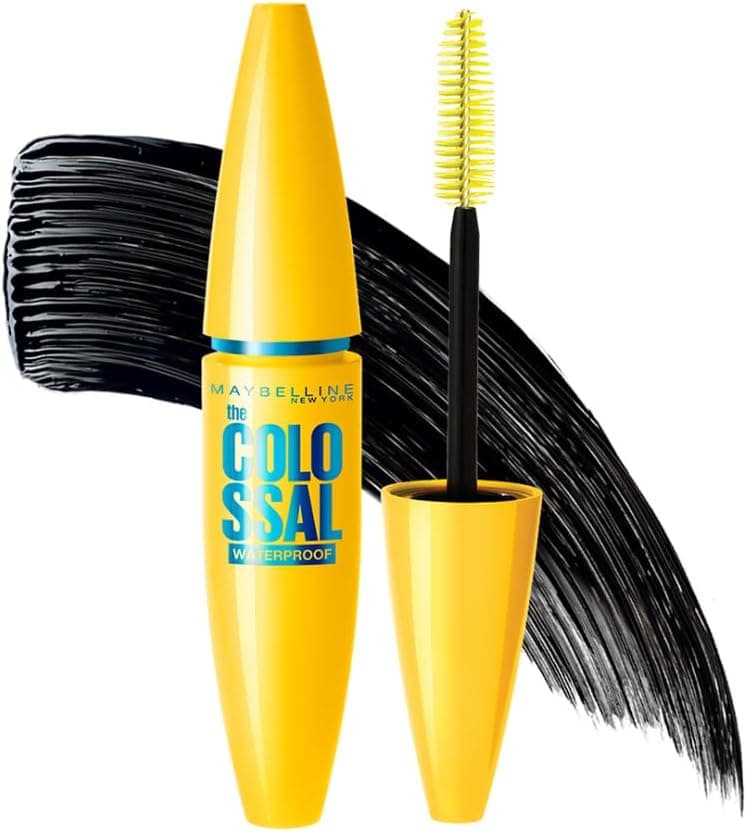 Maybelline New York - Mascara Volumateur Waterproof - Enrichi en Collagène - Volum' Express - Colossal - Noir - 10 ml - Image 1
