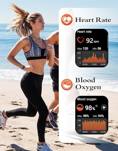 RUIMEN Women's Smart Watch Bluetooth Call Multiple Sports Modes Smart Notifications Menstrual Cycle Monitoring Music Control Personalized Watch Dial Purple - Image 6