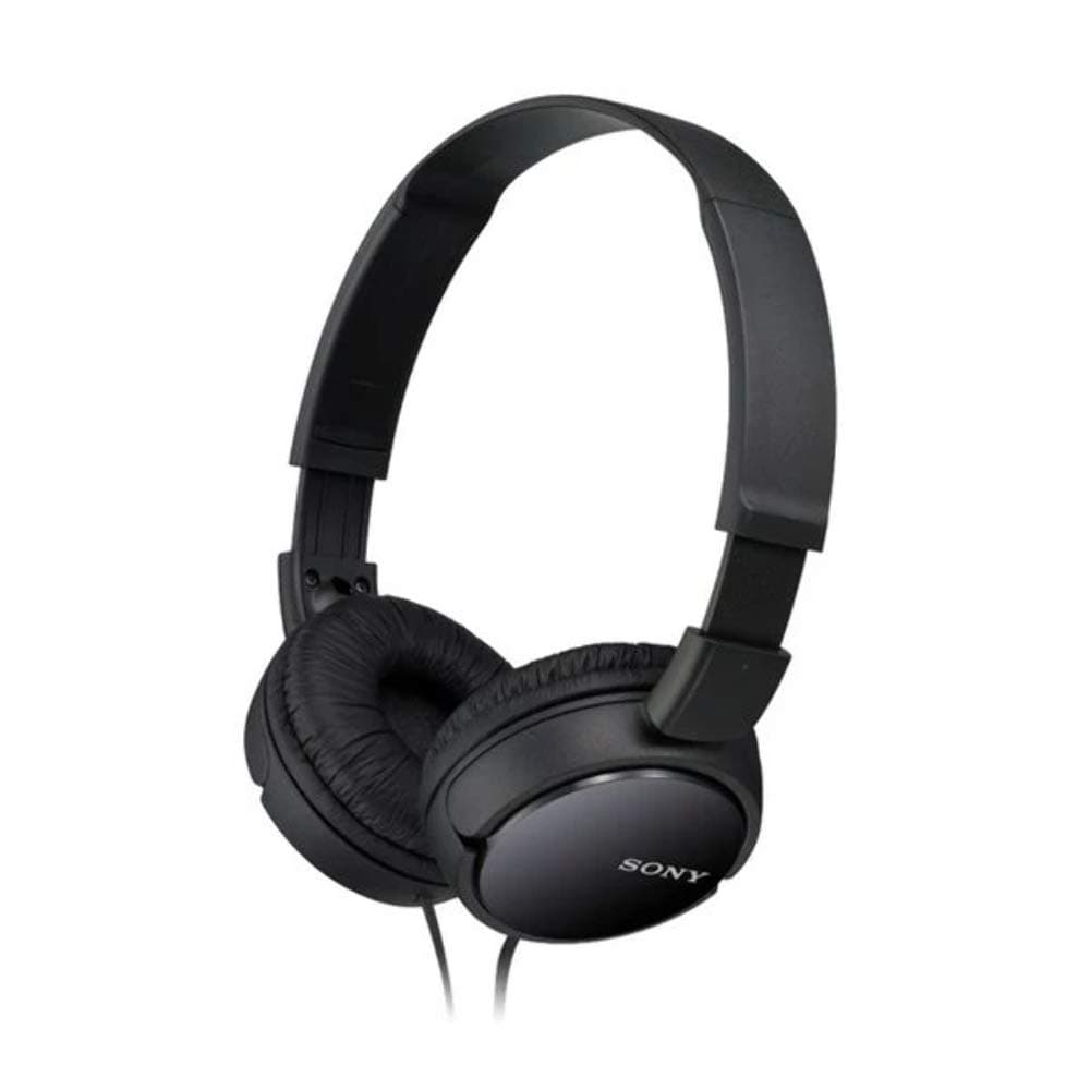 Sony MDRZX110B.AE Foldable Lightweight Over-Ear Headphones Compatible with Smartphones, Tablets, Laptops and MP3 Devices - Black