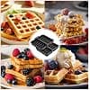 2 Pieces Air Fryer Ninja, Reusable Silicone Air Fryer Mould Accessories For Cosori Air Fryer 10L Twinfry & Ninja Af500EU, Belgian Waffles, Air Fryer Waffles Accessories - Image 8