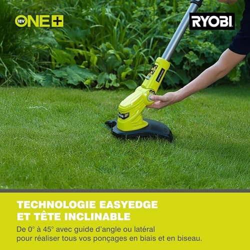 Ryobi- Coupe-bordures/Dresse-bordures 18V ONE+ - 25/30 cm (1 x 2 Ah) - RLT183220S - Image 6