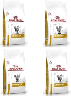 Royal Canin Veterinary Urinary S/O | Pack de 4 | 4 x 400 g | Croquettes pour Chats | pour Le Soutien des Voies urinaires | en Cas de Cristaux de struvite | Teneur réduite en magnésium