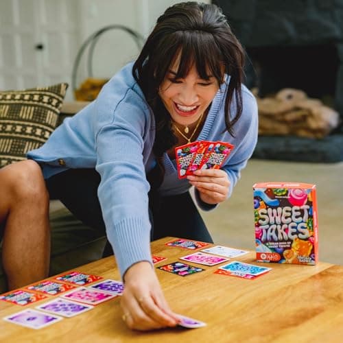 Hasbro Gaming Sweet Takes, Card Game - French Version, Strategic Board Game for Kids, Teens and Adults, Fast and Fun Family Game on the Theme of Sweets, Board Games - Image 8