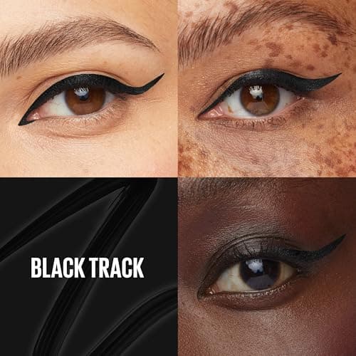 Maybelline New York - Eyeliner Liquide Waterproof - Couleur Intense Tenue Longue Durée 24H - Sans Transfert - Applicateur Feutre Précis - Tattoo Liner Dip Ink - Teinte : Black Tray (noir) - Image 3