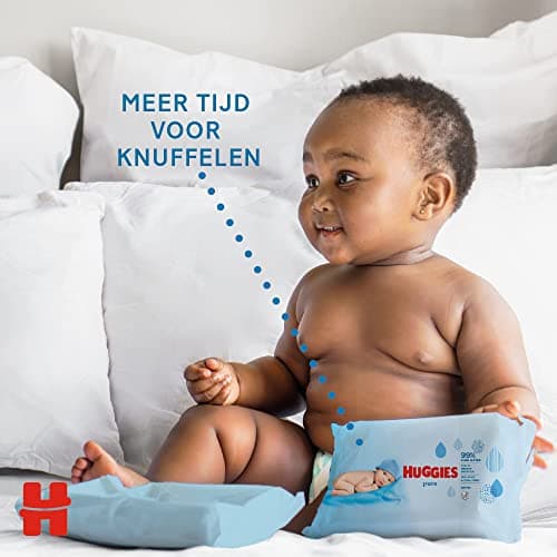 Huggies Pure 560 Baby Wipes for Sensitive Skin x 10 - Image 7