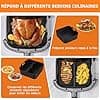 3 x Silicone Air Fryer Mould for Philips NA230, Cosori, Tefal, Ninja, Russell Hobbs, Reusable, Silicone Air Fryer Mould, Microwave and Dishwasher Safe - Image 8