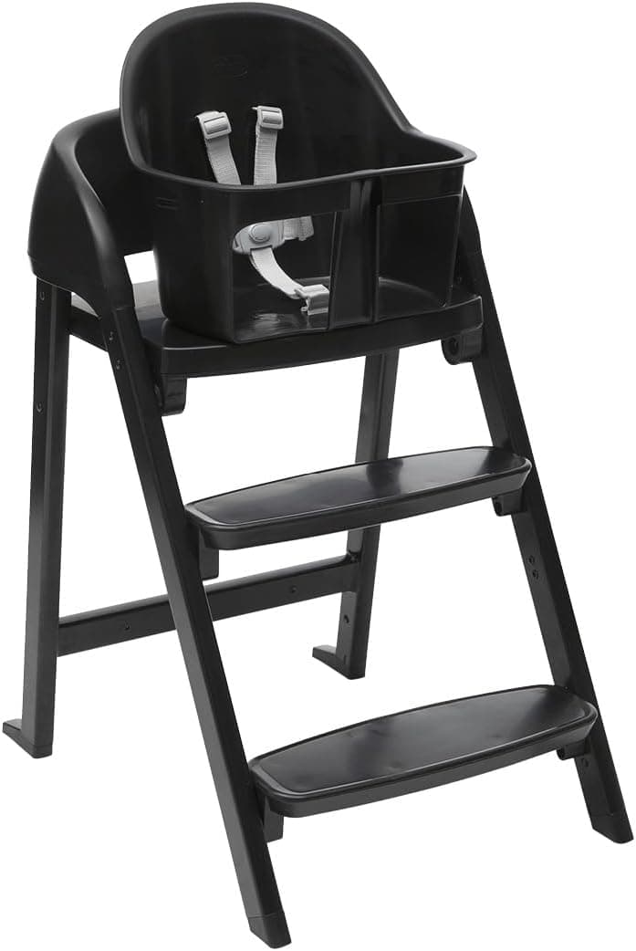 Crescendo Lite High Chair for Babies from 6 Months, Scalable up to 110 kg, 3 Configurations, Convertible into Child and Adult Chair, Adjustable Footrest, Compact Folding