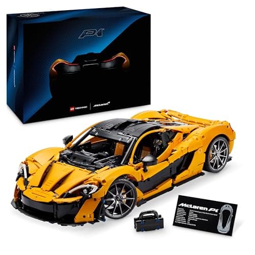 LEGO Technic McLaren P1 Hypercar Model Kit for Adults - Gift Idea for Car Enthusiasts - Reduced Scale Collector's Item - Racing Car Replica 42172 - Image 3