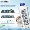 6 Pcs Coffee Machine Filters for Delonghi Magnificas, Dinamica, ECAM, ESAM, ETAM, Primadonna, BCO, EC Series Coffee Machine, Water Filter Cartridges for Delonghi, Softening Water - Image 5