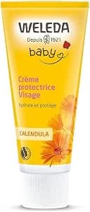 WELEDA - Protective Calendula Face Cream - Moisturizes and Nourishes - For delicate skin of babies and young children - NATRUE* - Organic** - 50 ml