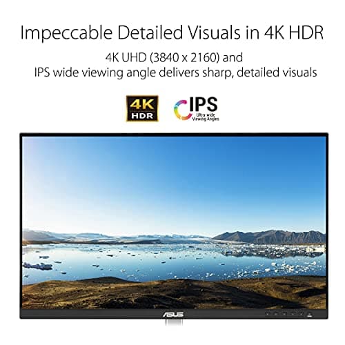 ASUS ProArt PA279CV - 27 Inch 4K PC Screen - IPS Panel - 3840 x 2160-350cd/m² - Display Port, 2 x HDMI, USB-C & 4 x USB 3.0 - Delta E< 2 - HDR 10-100% sRGB / 100% Rec. 709 - Image 5