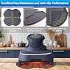 Silicone Trivet For Air Fryer Ninja Crispi Air Fryer Accessories, Heat Resistant Worktop Mat For Ninja Crispi Portable Fryer 3.8L, 4-in-1 Fn101EUGY Kaempe - Image 6