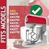 SPARES2GO Splash Guard for Kenwood KMIX KMX75 KMX750 KMX754 KMX76 KMX760 KMX77 KMX770 Blender - Image 4