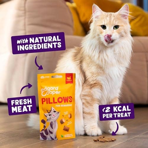 Edgard & Cooper Cat Treats, Turkey Filled (1x60g), Rich in Fresh Meat, Cereal Free, Less than 2 kcal, Natural Ingredients, No Sugar Added - Image 6