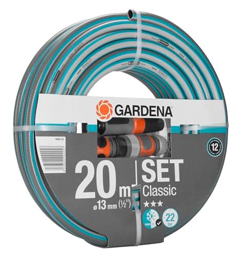 Gardena Classic Hose 13 mm (1/2 Inch) 20 m - Universal Garden Hose in Heavy Duty Cross Fabric, 22 Bar Burst Pressure, UV Resistant (18004-20) - Image 6