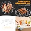 COSORI Air Fryer Accessories, Compatible with Philips Airfryer XL 6.2L, Russell Hobbs 8L/8.3L, COSORI 5.5L, Moulinex 5L, Cecotec 5.5L, 5L-7.2L Ninja 6.2L AF180EU Air Fryer Mould Accessories - Image 6