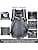 Hiking Backpack 60L Camping Backpack Lightweight Breathable Camping Daypack for Men Women Waterproof Breathable Backpack Hiking Backpack Large Hiking Backpack - Image 7