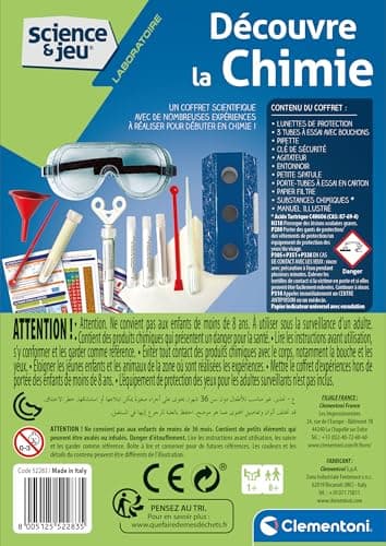 Clementoni | Science & Play – Discover Chemistry for Children 8+ | Scientific Kit with 50+ Experiments | Safe Accessories | Educational Activity Laboratory Home | Gift Idea - Image 4