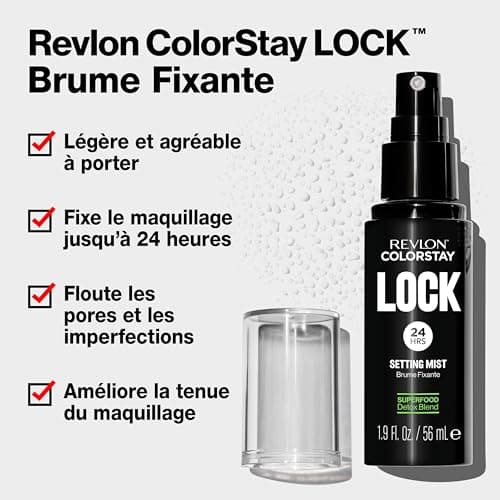 Revlon Colorstay 24 Hr Lock Setting Mist Mattifying Effect Blurring Oil Absorbing Makeup Setting Spray 55ml - Image 4