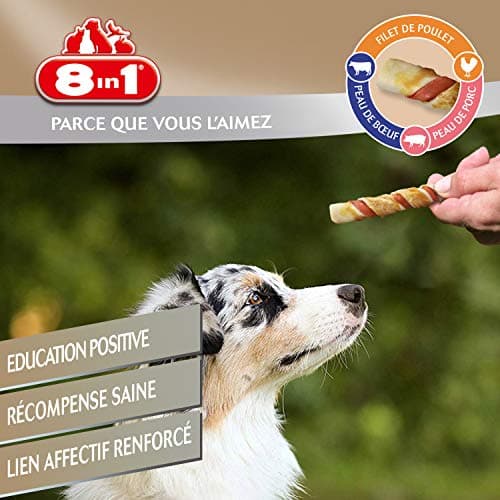 8in1 Triple Flavour Rolls - Adult Dog Chew Rolls - More Meat, More Chew Time - Limits Tartar - Non-GMO, Artificial Preservative - Image 6