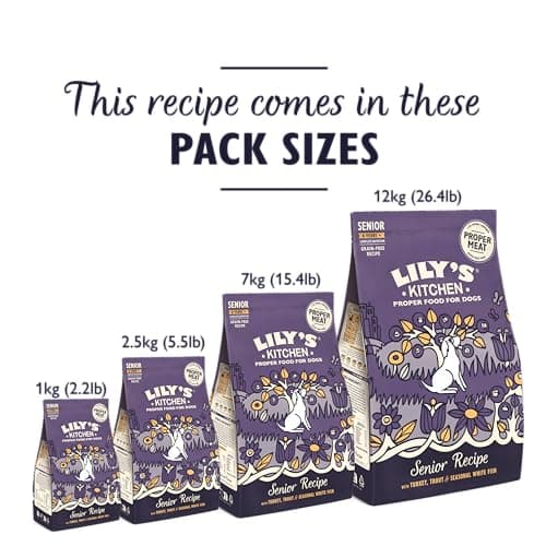 Lily's Kitchen Made from Natural Ingredients Dry Food for Senior Dogs Turkey & Trout Complete Nutrition 2.5kg Bag - Image 6