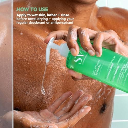 SVR - Spirial Déo-Douche - Gamme Spirial – Gel lavant déodorant 24h – Pour transpiration normale à excessive – Complexe probiotique, glycérine – 400 ml - Image 6