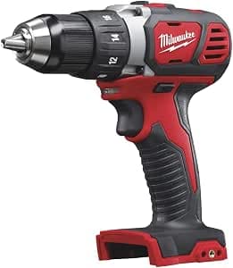 Milwaukee M18 Cordless Li-Ion Compact Electric Drill - Tool Only, Keyless Chuck, 1/2-Inch, 1800RPM Torque